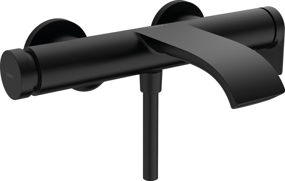 Hansgrohe Vivenis mitigeur bain/douche monolevier apparent noir mat