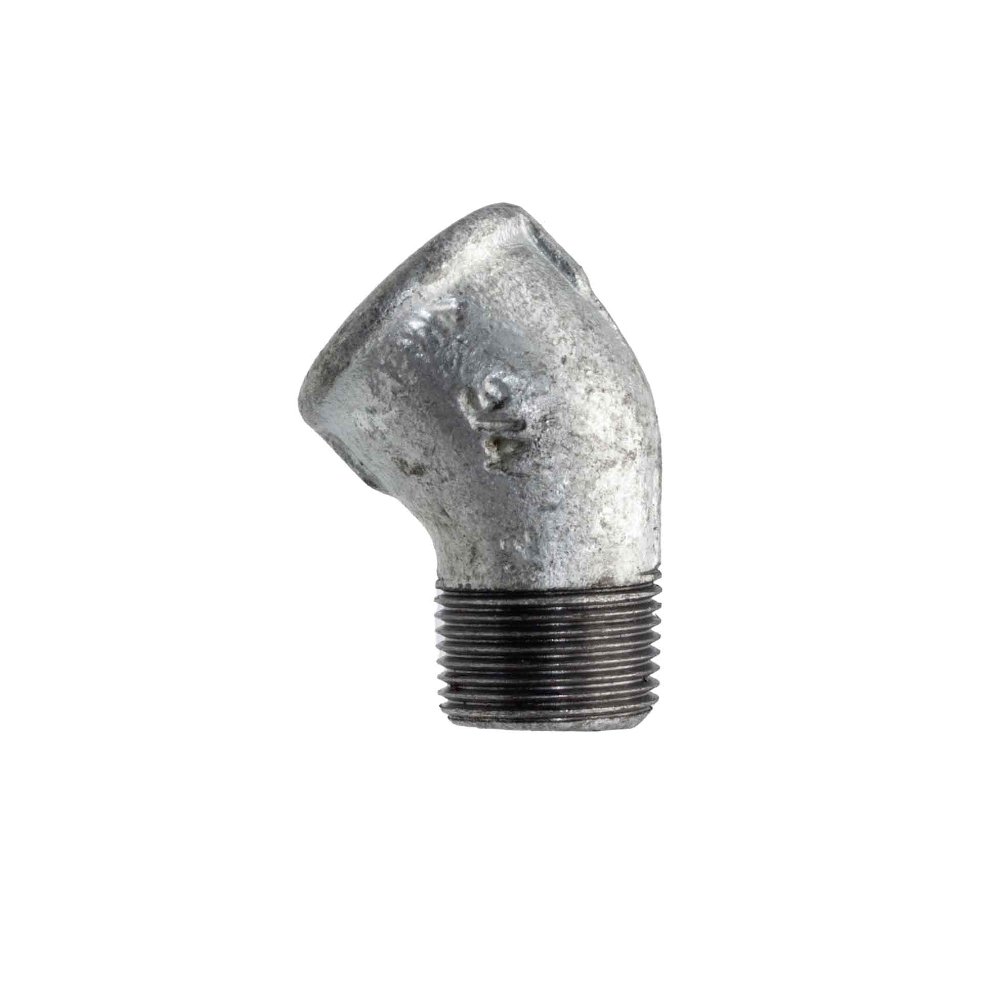 COUDE 121 45° 6/4MF GALVA (RÉF 121 6/4 GALVA)