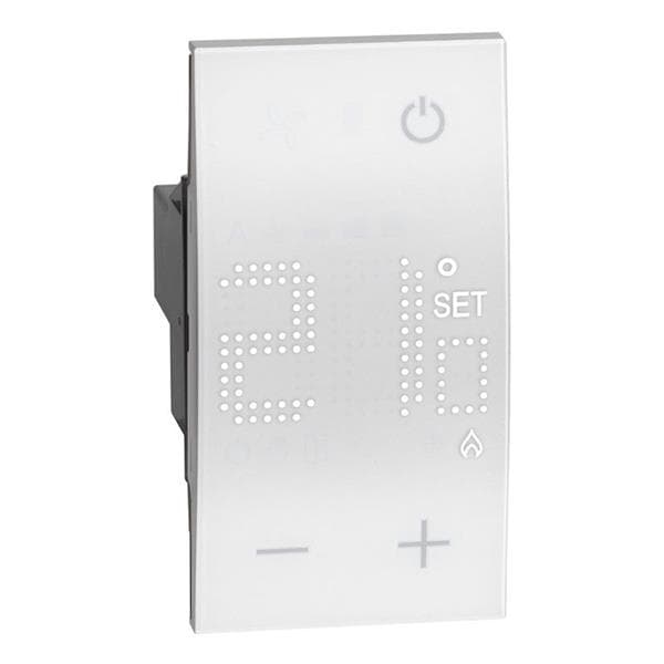 LNow thermostat électronique complet 2 modules Blanc