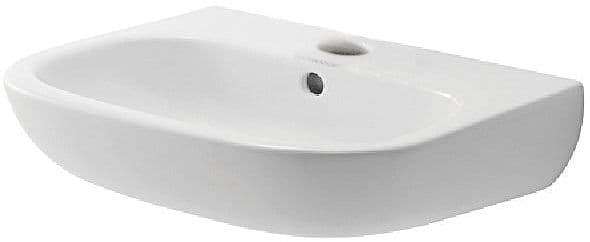 LAVE-MAINS D-CODE DURAVIT 45-34CM +TROU ROBINET BLANC