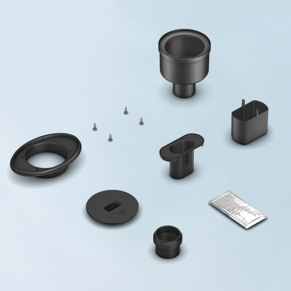 Wedi Fundo écoulement linéaire vertical DN50 1,1l/s, 66,0l/min profondeur 50mm