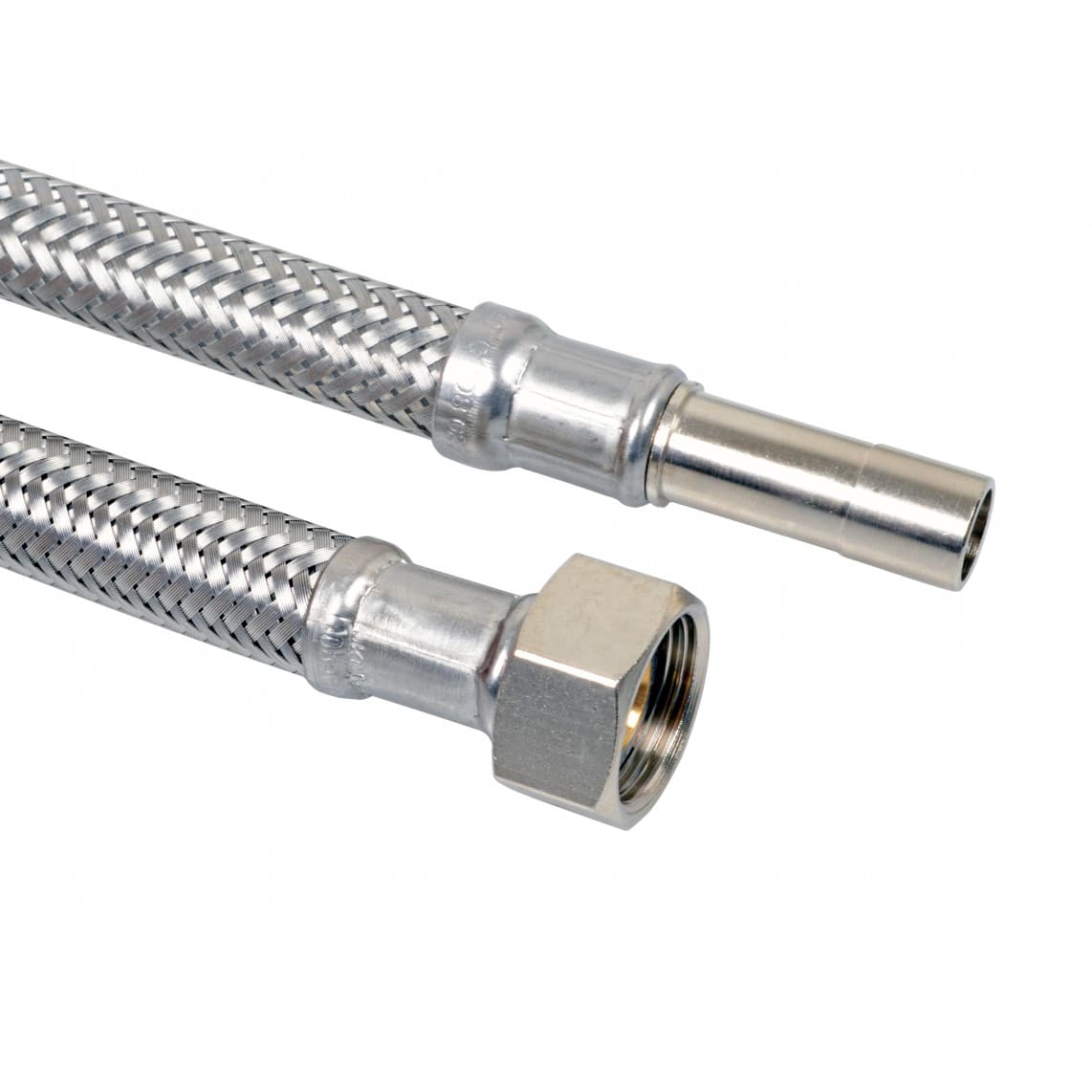 98627848 Tuyau de raccordement flexible 500 mm, 3/8" F x 10 mm tube en cuivre