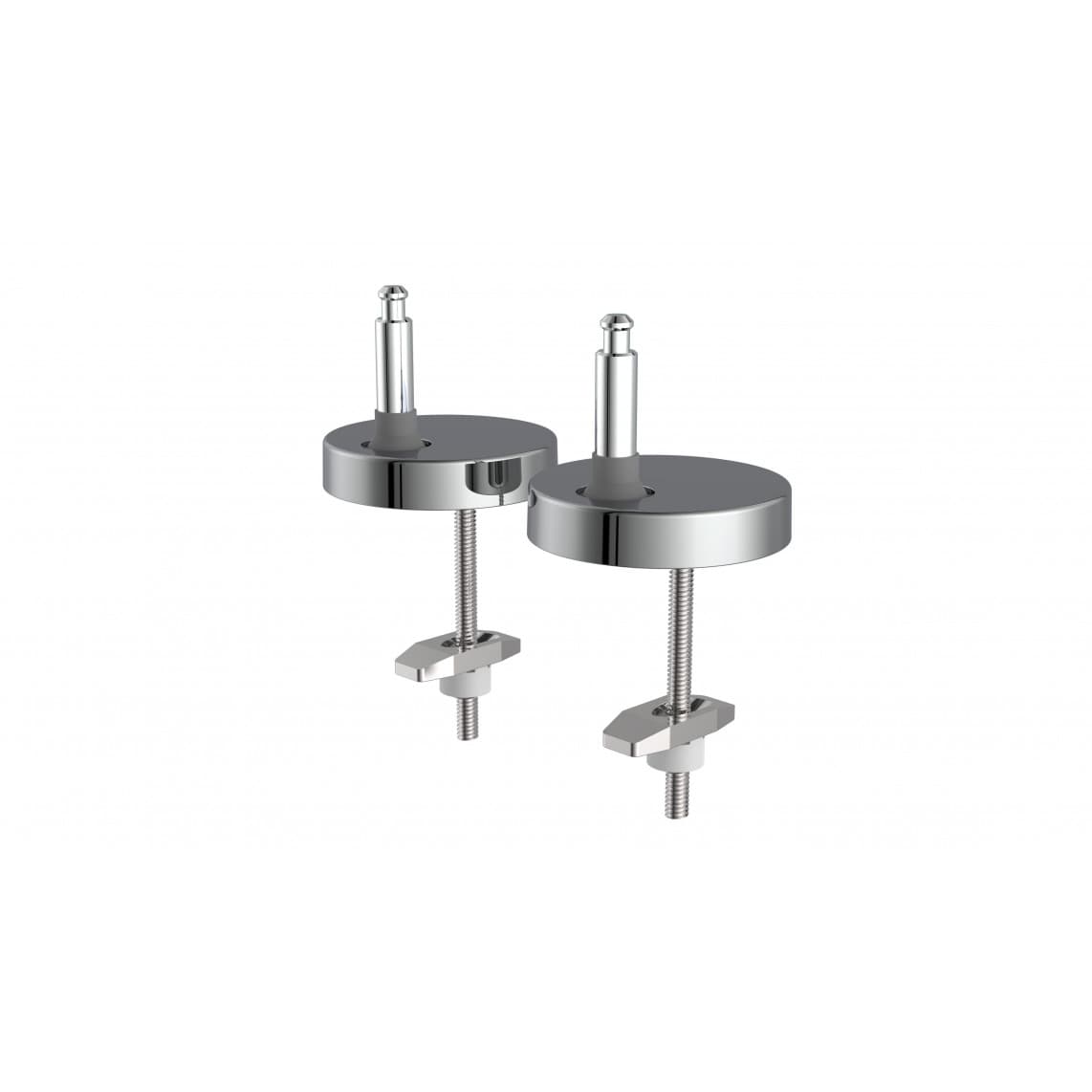 082300 fixation pour abattant WC en Duroplast avec frein de chute et déclipsable