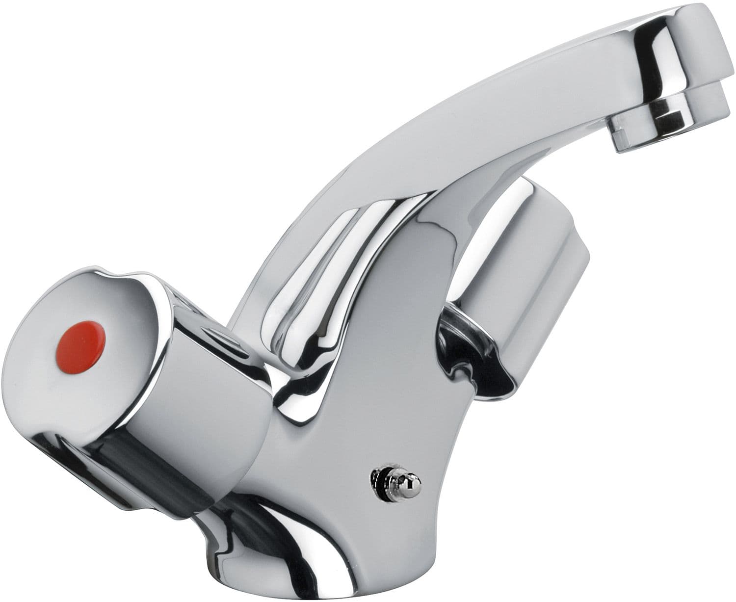 MELANGEUR DE LAVABO LAGUNA+ OEILLET BRISE-JET CHROME