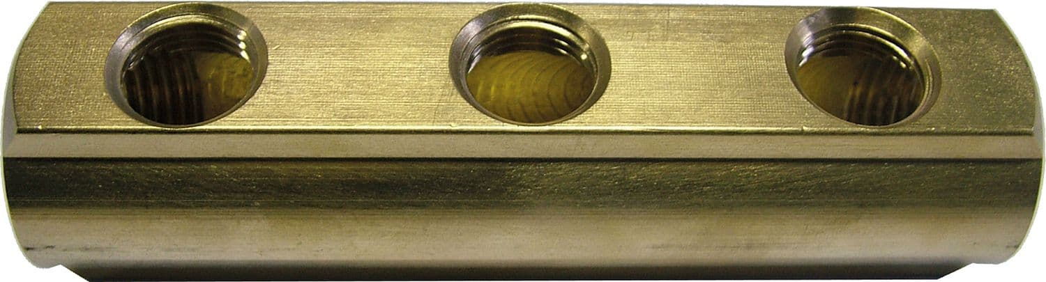 LAITON COLLECTEUR 4/4"FF 7X1/2"+3/8"