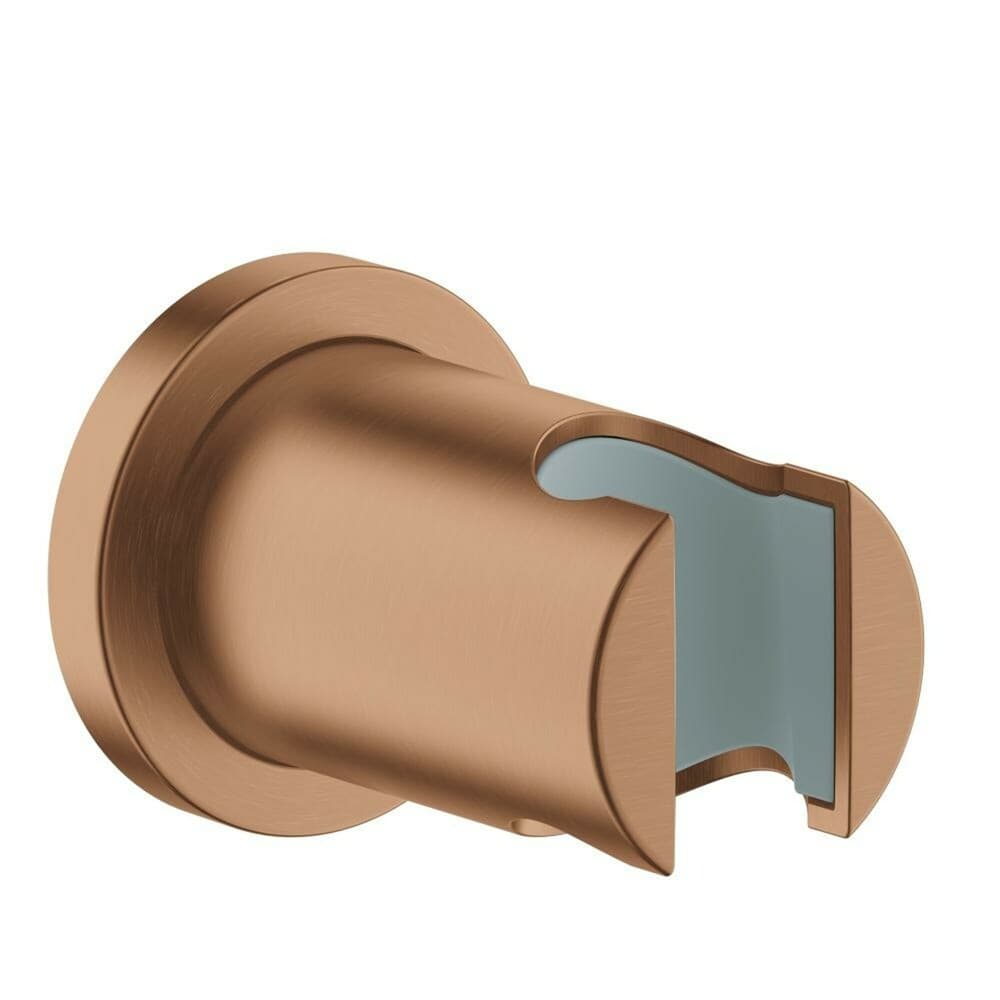 Grohe Rainshower support mur douchette non orientable rosace brushed warm sunset
