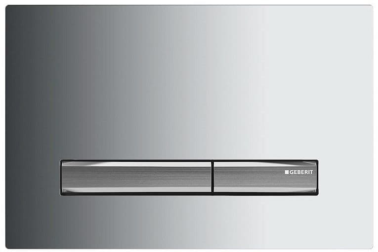 PLAQUE DE COMMANDE 2 TOUCHES SIGMA50 GEBERIT CHROME