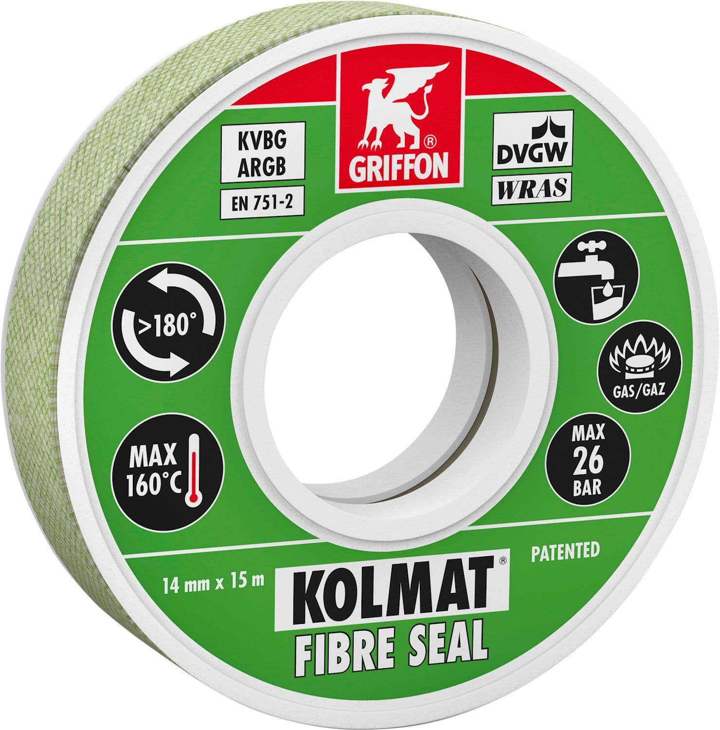 KOLMAT FIBRE SEAL ROULEAU 14MMX15M