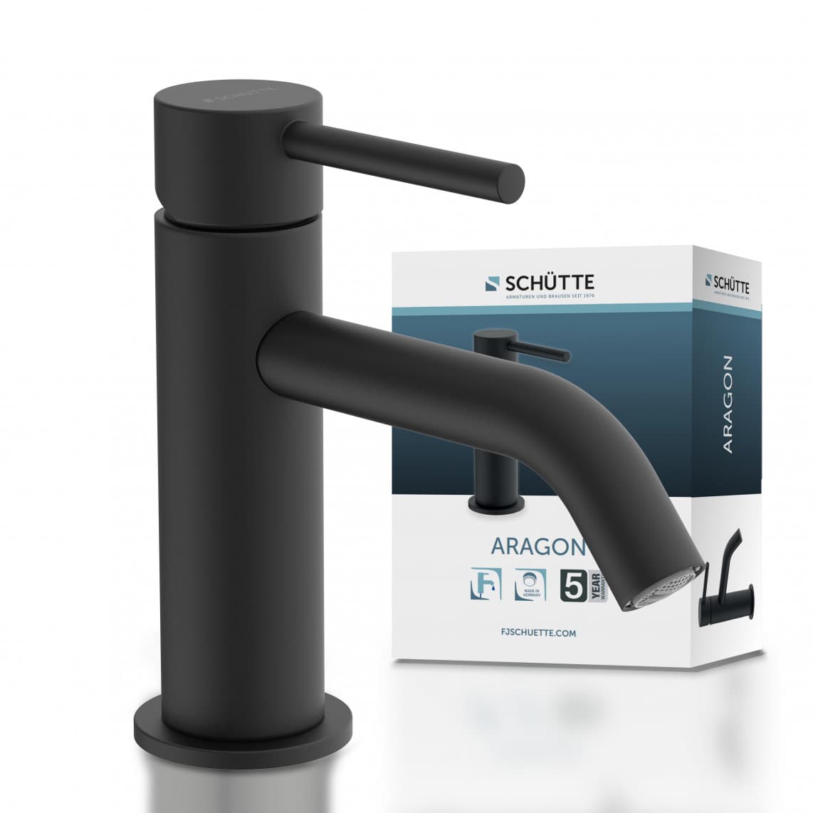 37965 ARAGON robinet eau froide, noir mat