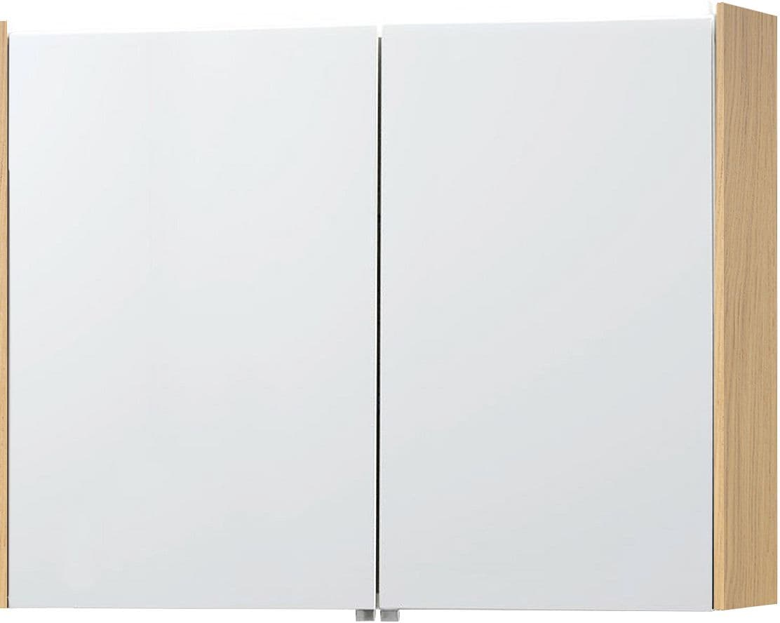ARMOIRE DE TOILETTE MOLTO 91CM AVEC ECLAIRAGE LEDLINE CHENE BRONZE