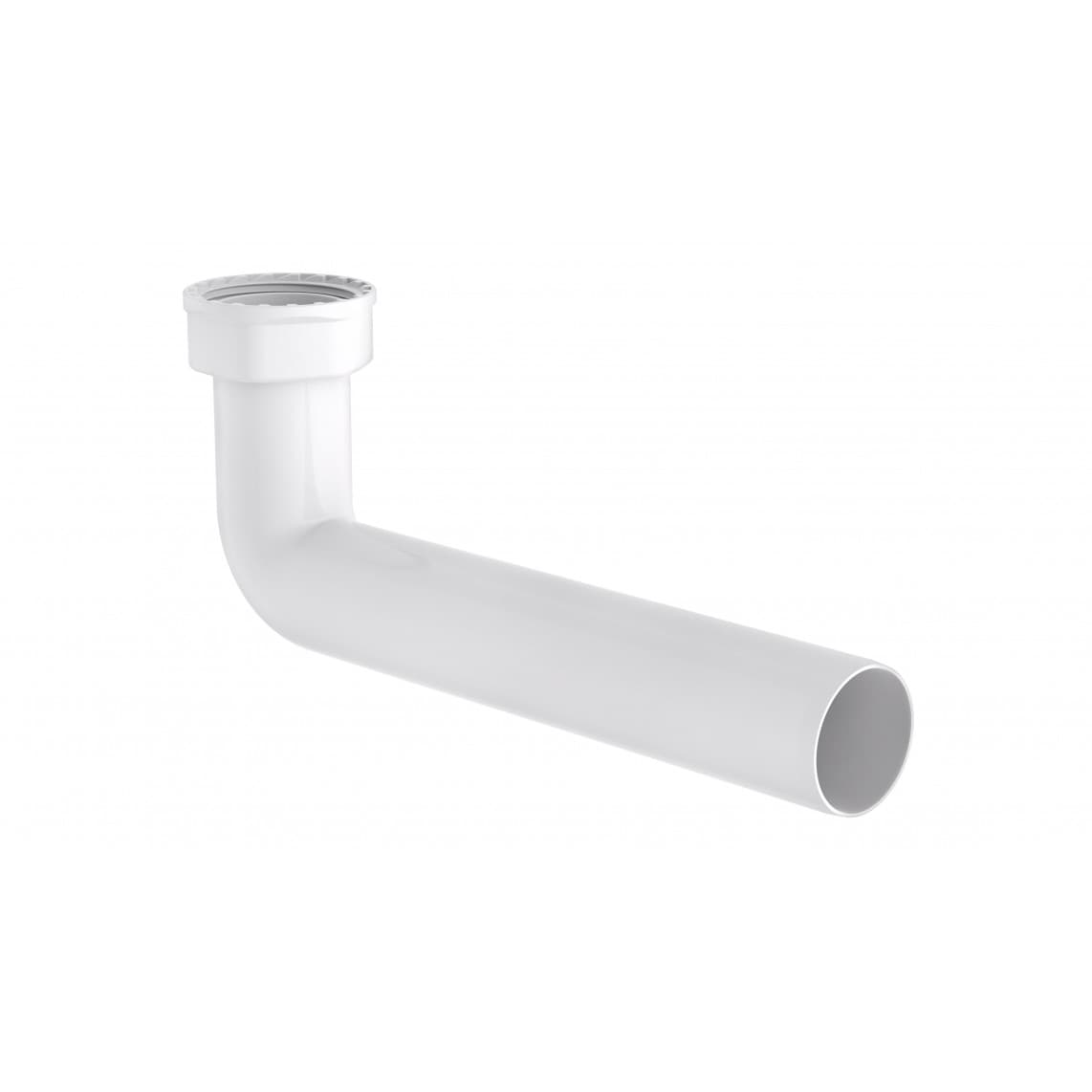 98837448 KS coude de sortie, blanc, 1 1/2" F x 235 mm x 40 mm