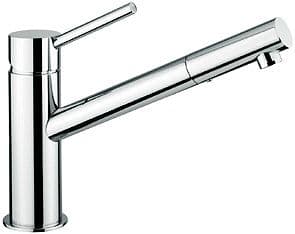 MITIGEUR DE LAVABO NORDICA VIDAGE AUTOMATIQUE + BEC LONG CHROME