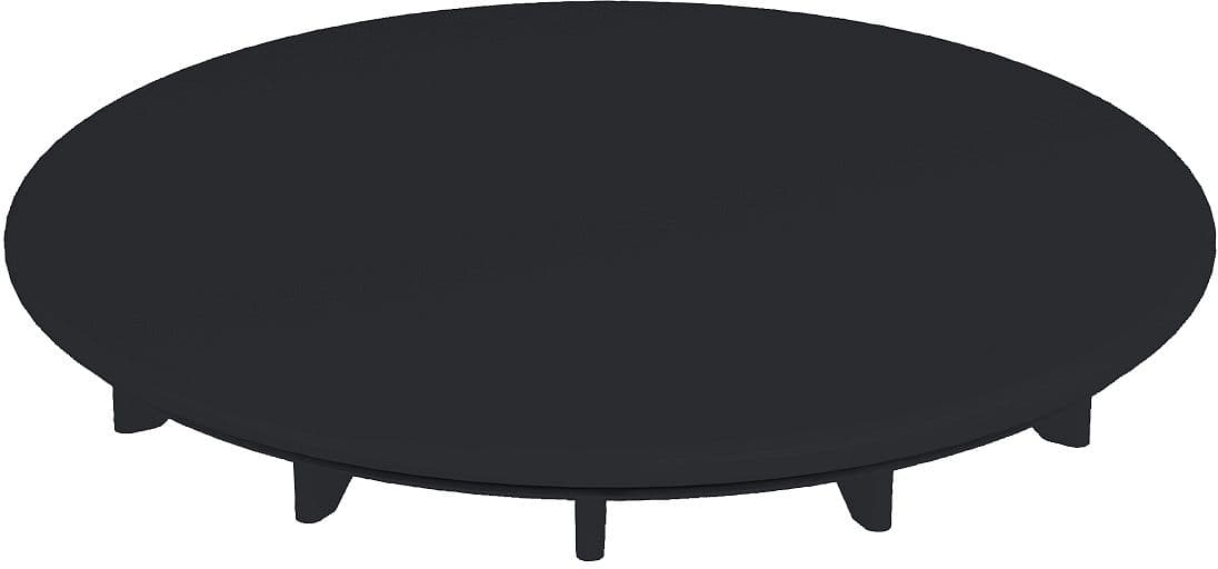 PLAQUE DE VIDAGE KA 300 CALIMA KALDEWEI NOIR MAT