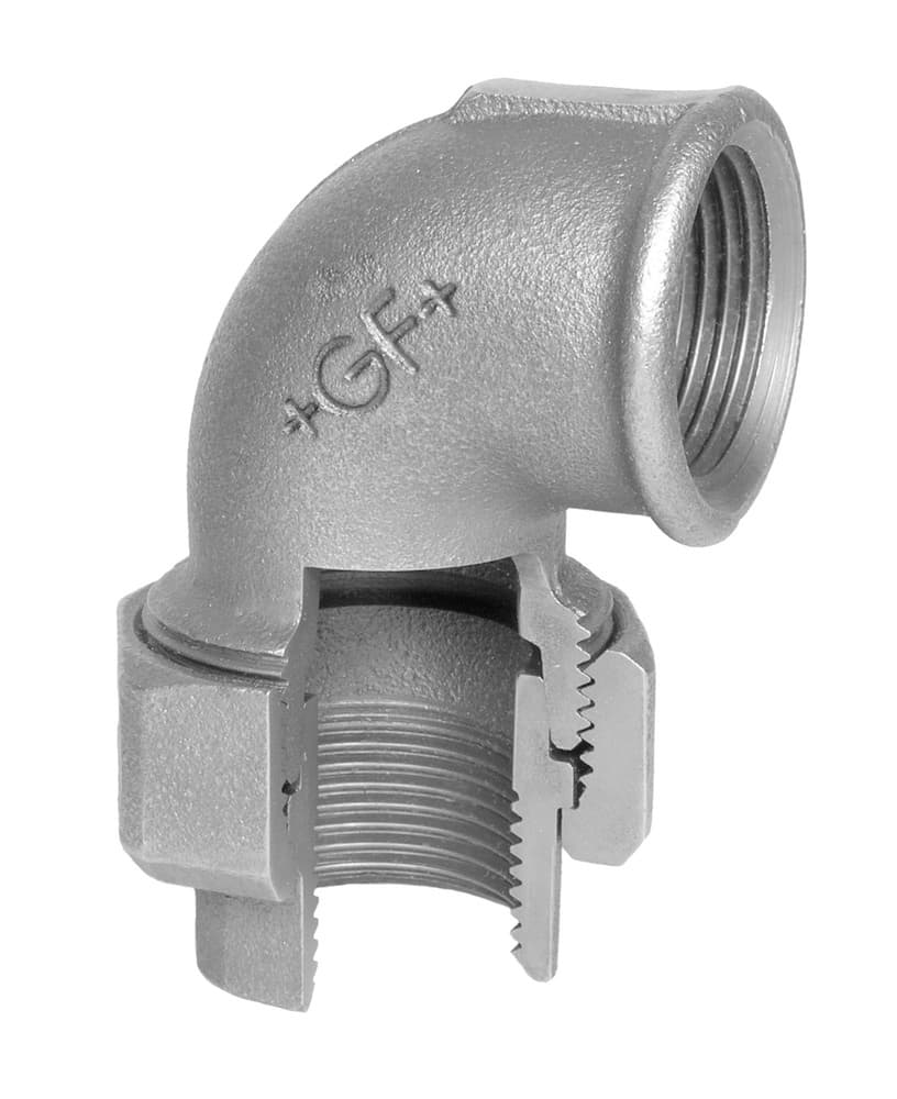 Georg Fischer galvanisé nr.96 coude Raccord 90° FF 4/4"
