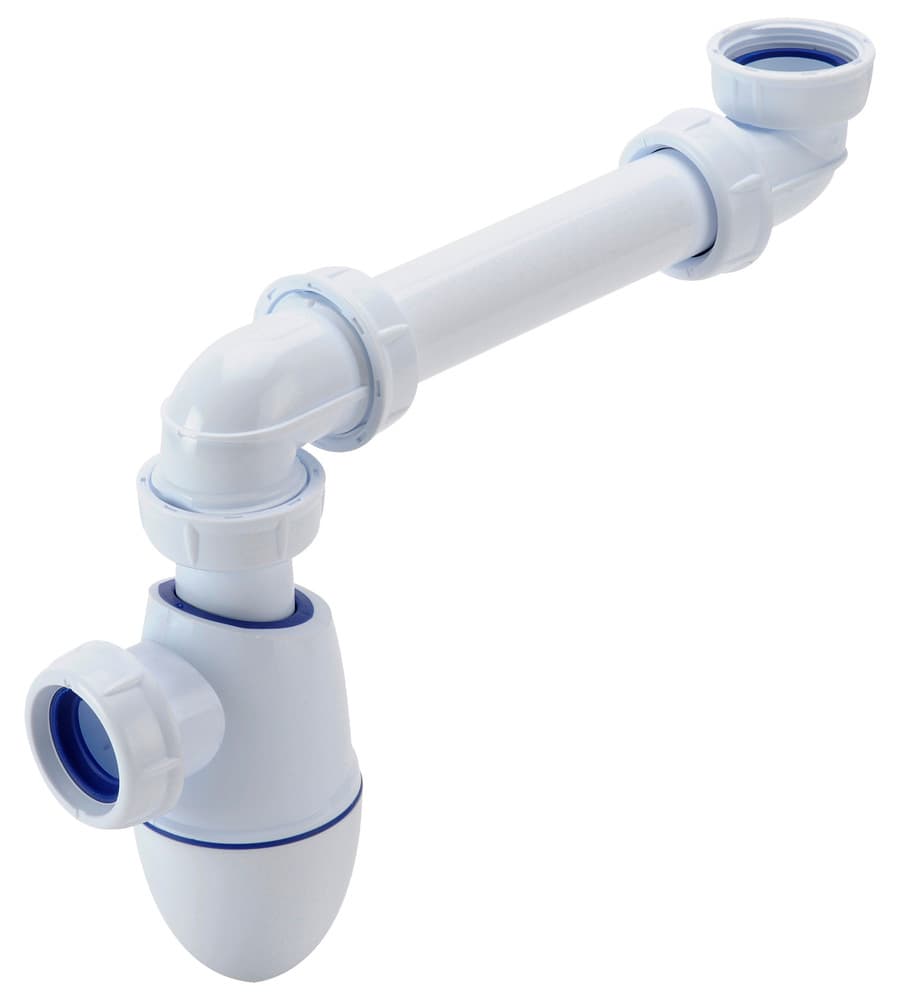 Nicoll Easyphon siphon bouteille pour lavabo 5/4" D 32 mm gain de place