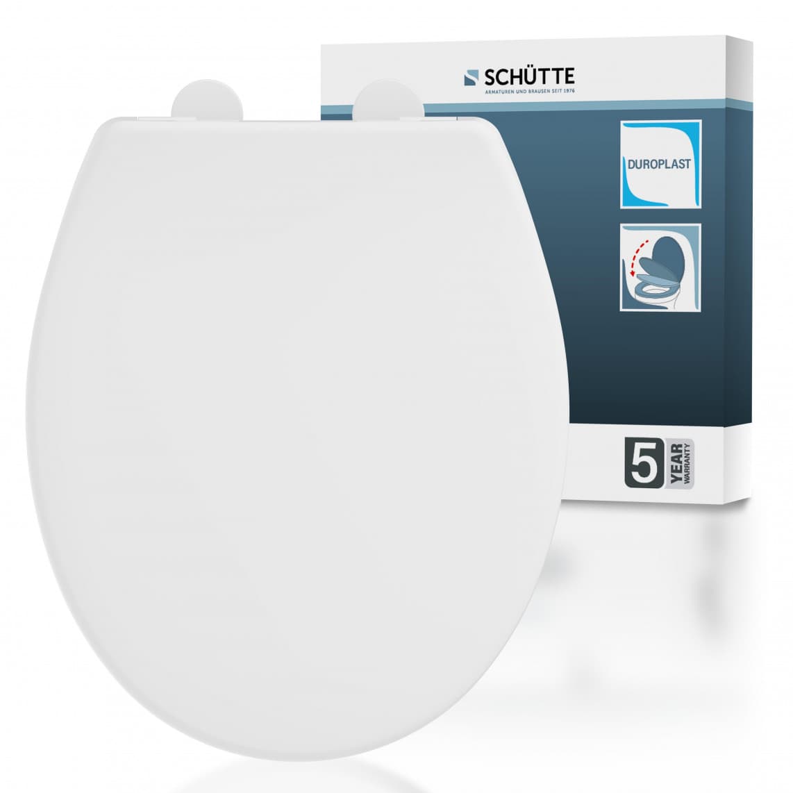 82650 Abattant wc en duroplast WHITE, PREMIUM, avec frein de chute