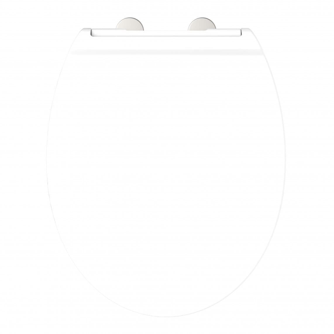 82801 Abattant WC en duroplast WHITE, PRO 9, avec frein de chute et déclipsable