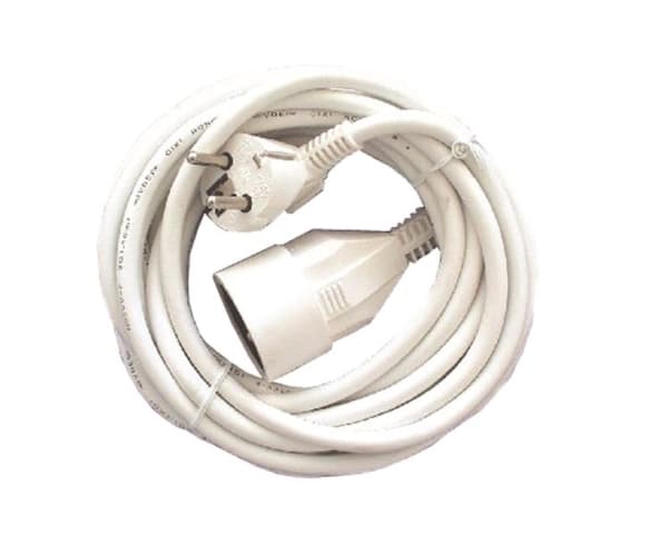 Rallonge 3 x 1.5mm² 3m Blanche