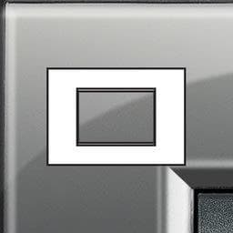 LivingLight - plaque rectangulaire 3 modules London fog