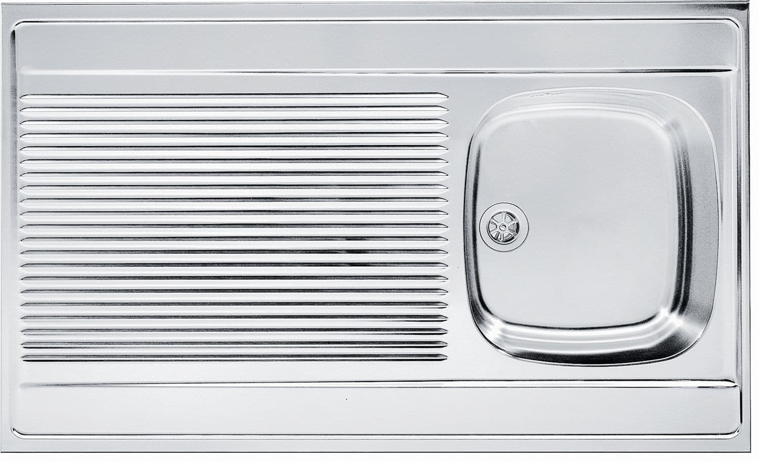 EVIER A POSER MAN FRANKE 1 BAC+EGOUTTOIR 100X60 INOX