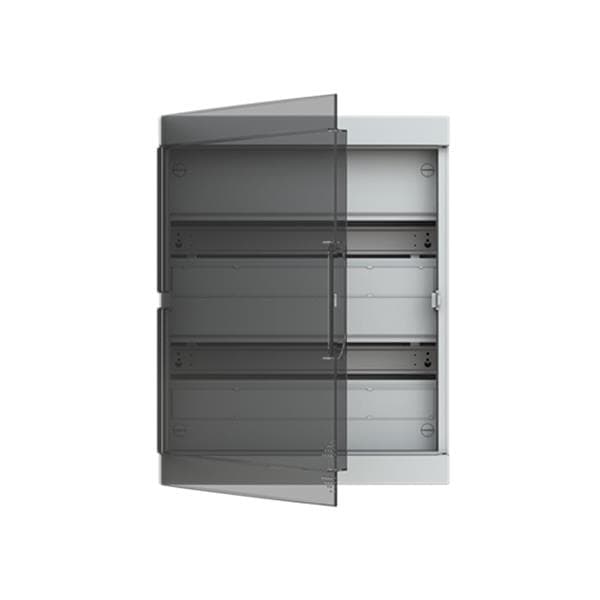 Coffret de distribution Fix-o-Rail 150 2 rangées 36 modules avec porte transparente