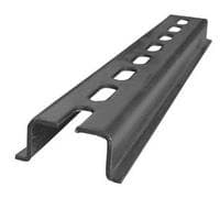 Rail Norm 50022 symétrique Galvanisé perforé 6mm