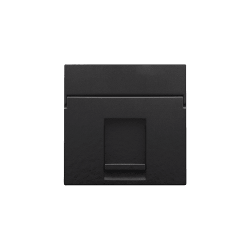 Enjoliveur data 1x RJ, couleur piano black coated