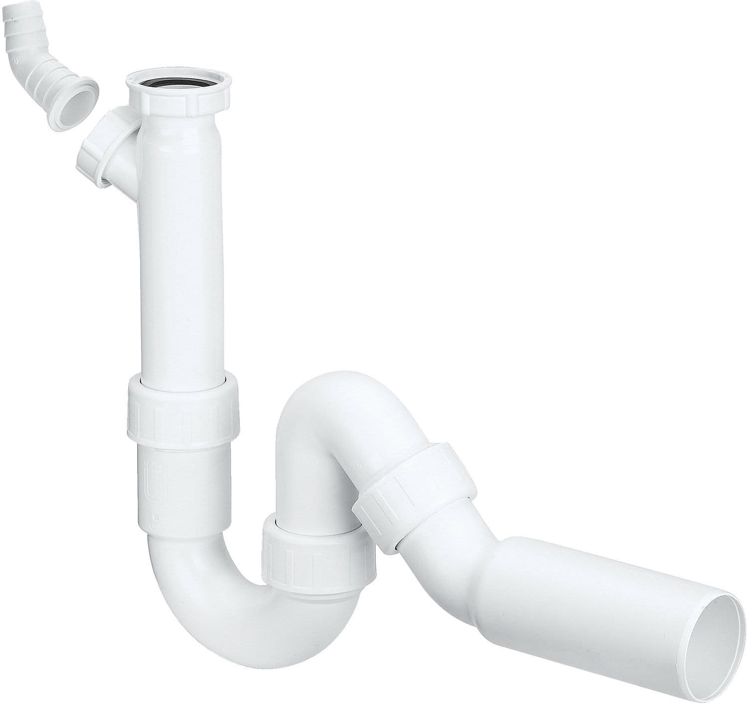SIPHON REGL.+RACCORD MACH.A LAV.6/4"-40 VIEGA