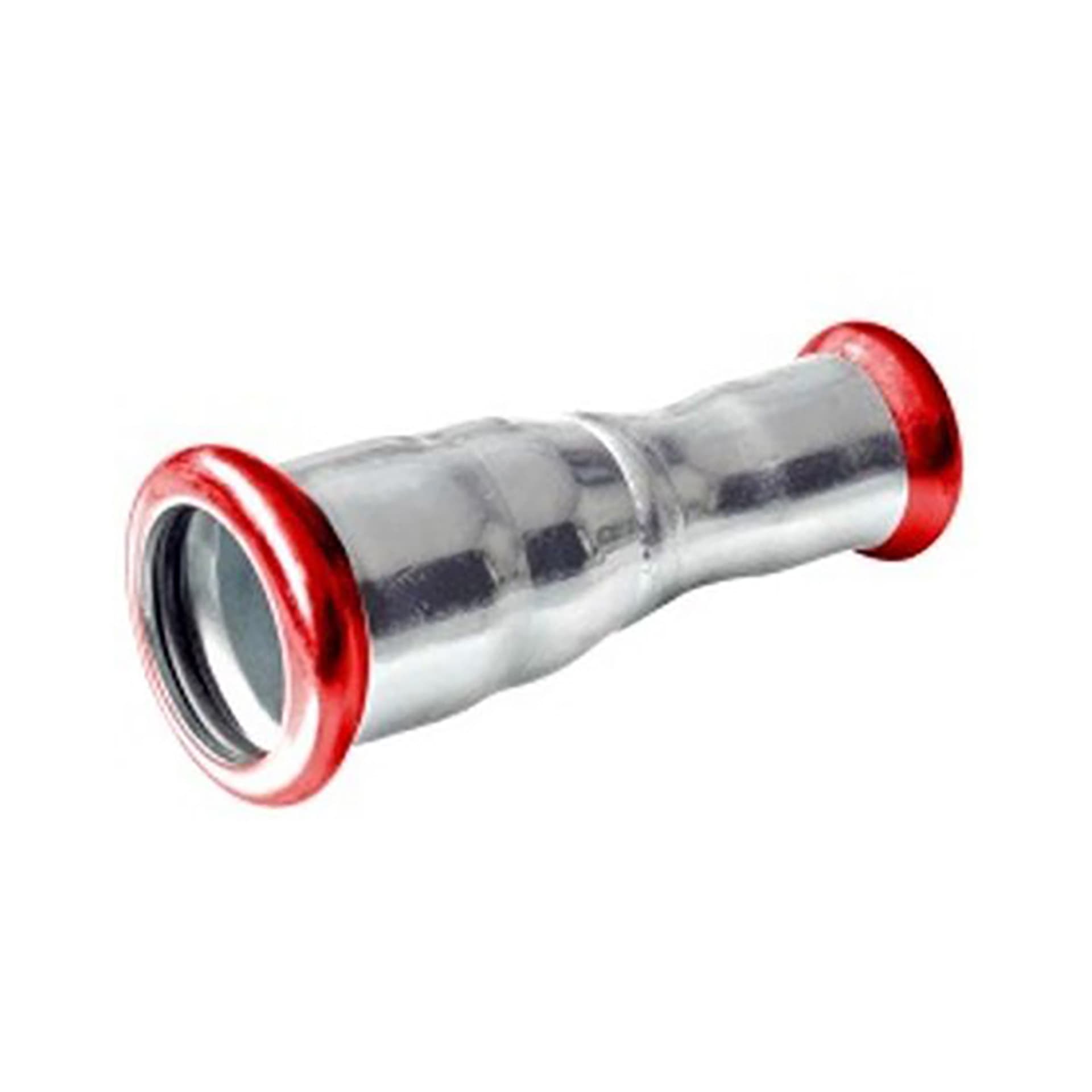 PRESS ACIER 'M 'GALVANISÉ RACCORD DROIT RÉDUIT 18 X 15MM