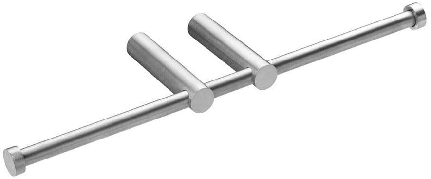 PORTE-ROULEAU DOUBLE LOGIC COSMIC INOX BROSSE