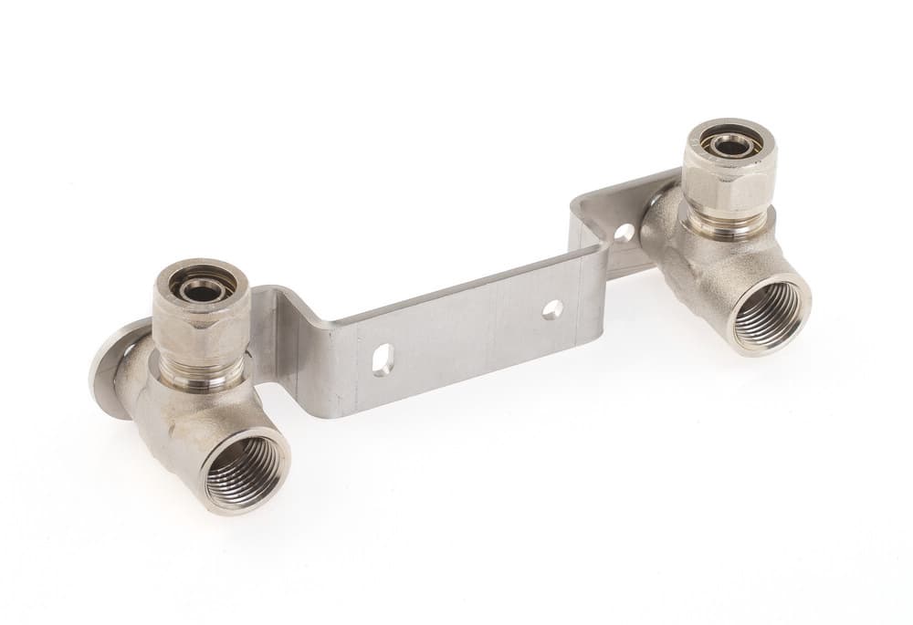 SYSTEMPEX gabarit montage PEX-Alu à serrer x serrer D16 x 1/2"F 150mm