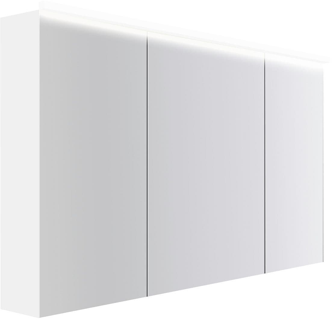 ARMOIRE TOILETTE COFFEE 3 PORTES 1400MM 4250K BLANC MAT