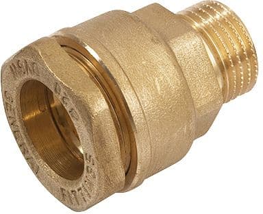 RACCORD DROIT POUR HDPE 25MM-3/4"M