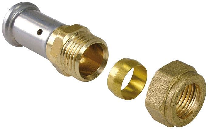 RACCORD A SERTIR/BICONE 16-15MM HENCO