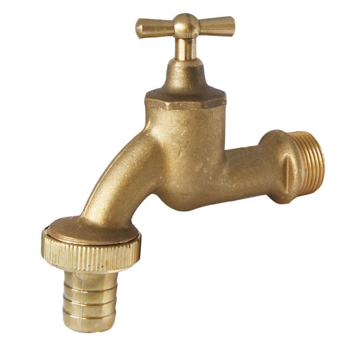 98028852 LT robinet de service poignée à garrot, vierge, 3/4" M x 1" M x 3/4"T