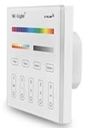 Emetteur RF 4 zones dimmable RGB / RGBW /CCT encastré Ac 240V 86 x 86 x 29
