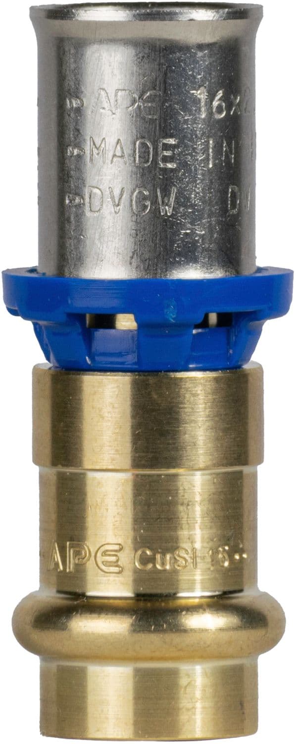 PASSAGE CUIVRE (PROFIL DE SERTISSAGE V OU M) 22MM-ALUPEX 26MM