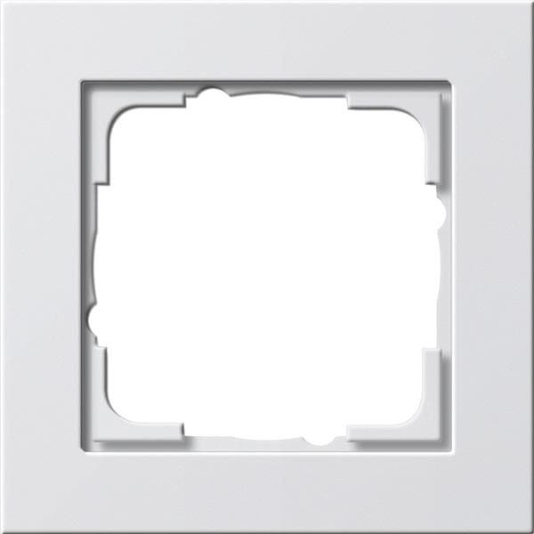 Cadre de finition Gira E2 Blanc satiné