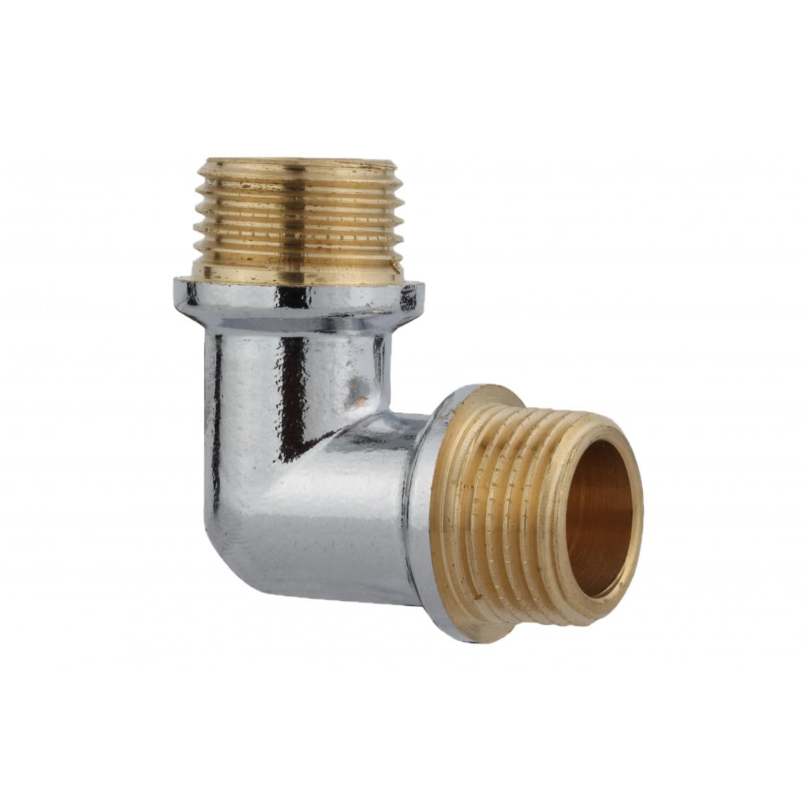 989396155 LT coude 90°, chromé, 1/2" M