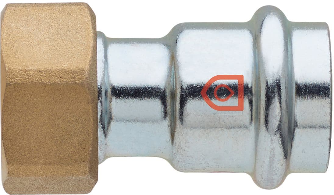 DEMI RACC 22MM-4/4"F ACIER CARBONE FRABO