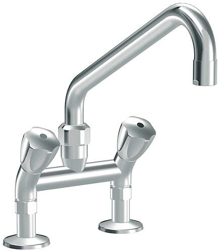 MITIGEUR CUISINE KWC GASTRO SUR COLONETTES BEC CHROME
