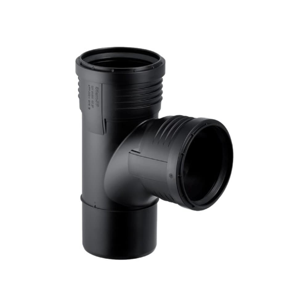 Geberit Silent-PP té hydraulique 87,5° avec rayon intérieur D 90 mm