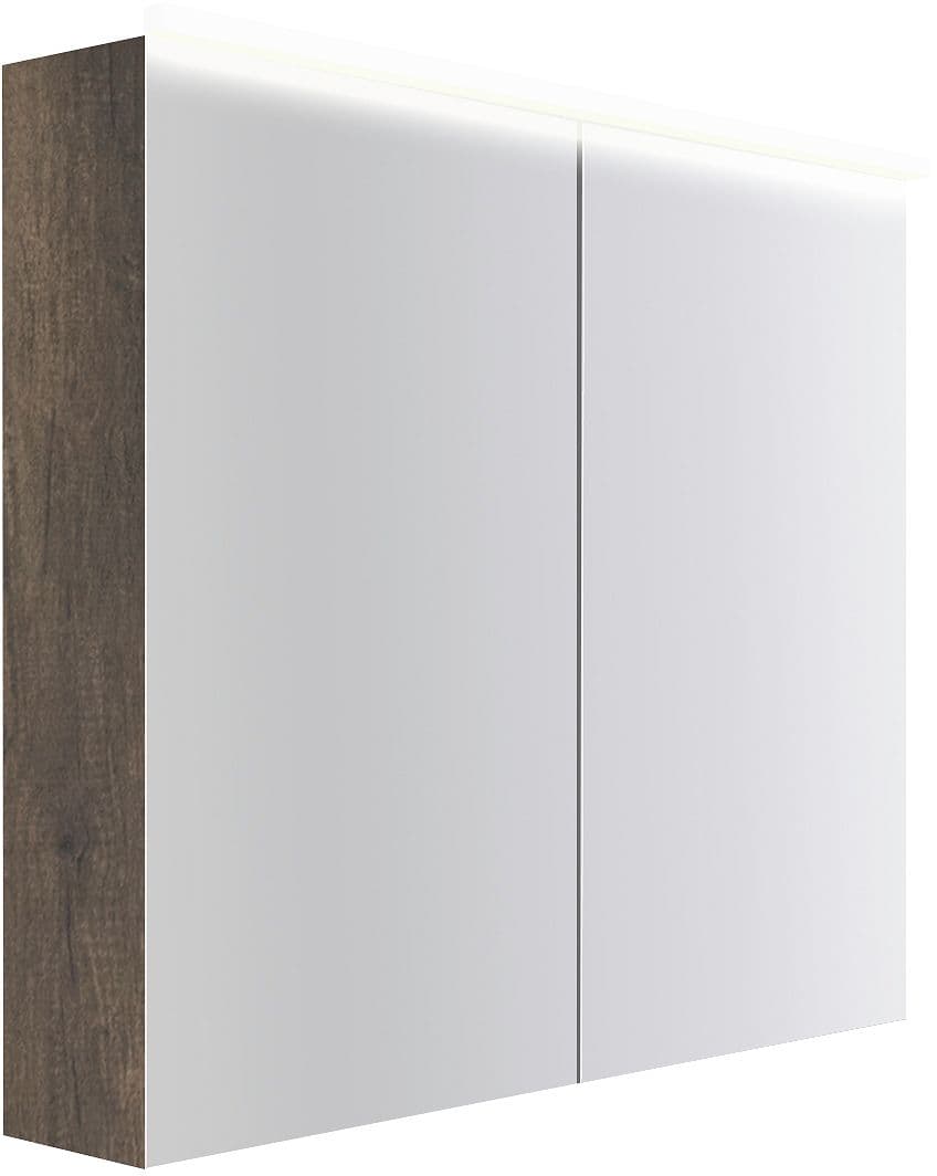 ARMOIRE TOILETTE COFFEE 2 PORTES 900MM 4250K CHATAIGNE