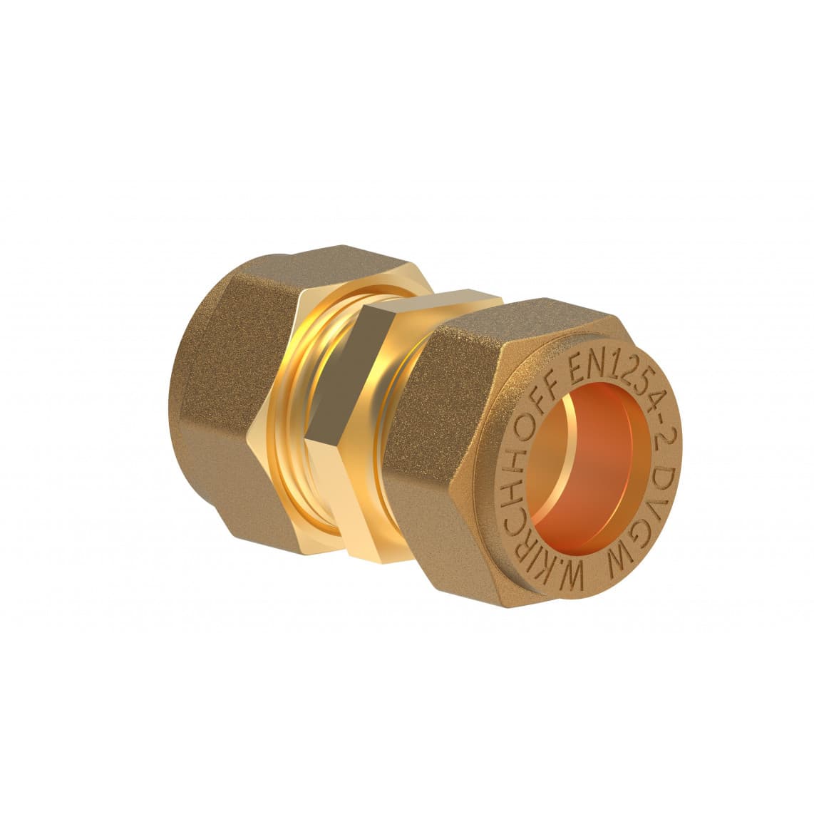 989454317 LT pièce de raccordement, vierge, 15 mm, raccord à serrer pour tube en cuivre,