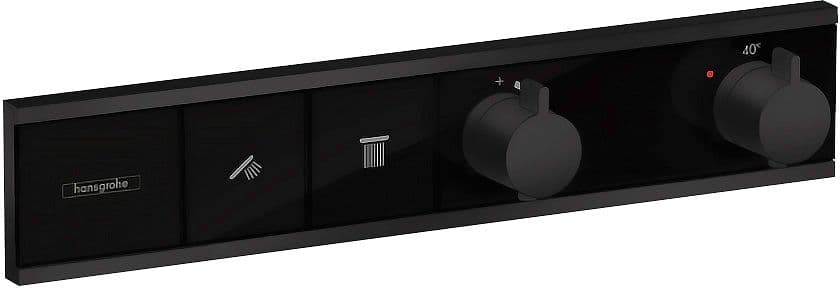 SET DE FINITION THERMOSTAT POUR 2 SYSTEME RAINSELECT HG NOIR MAT