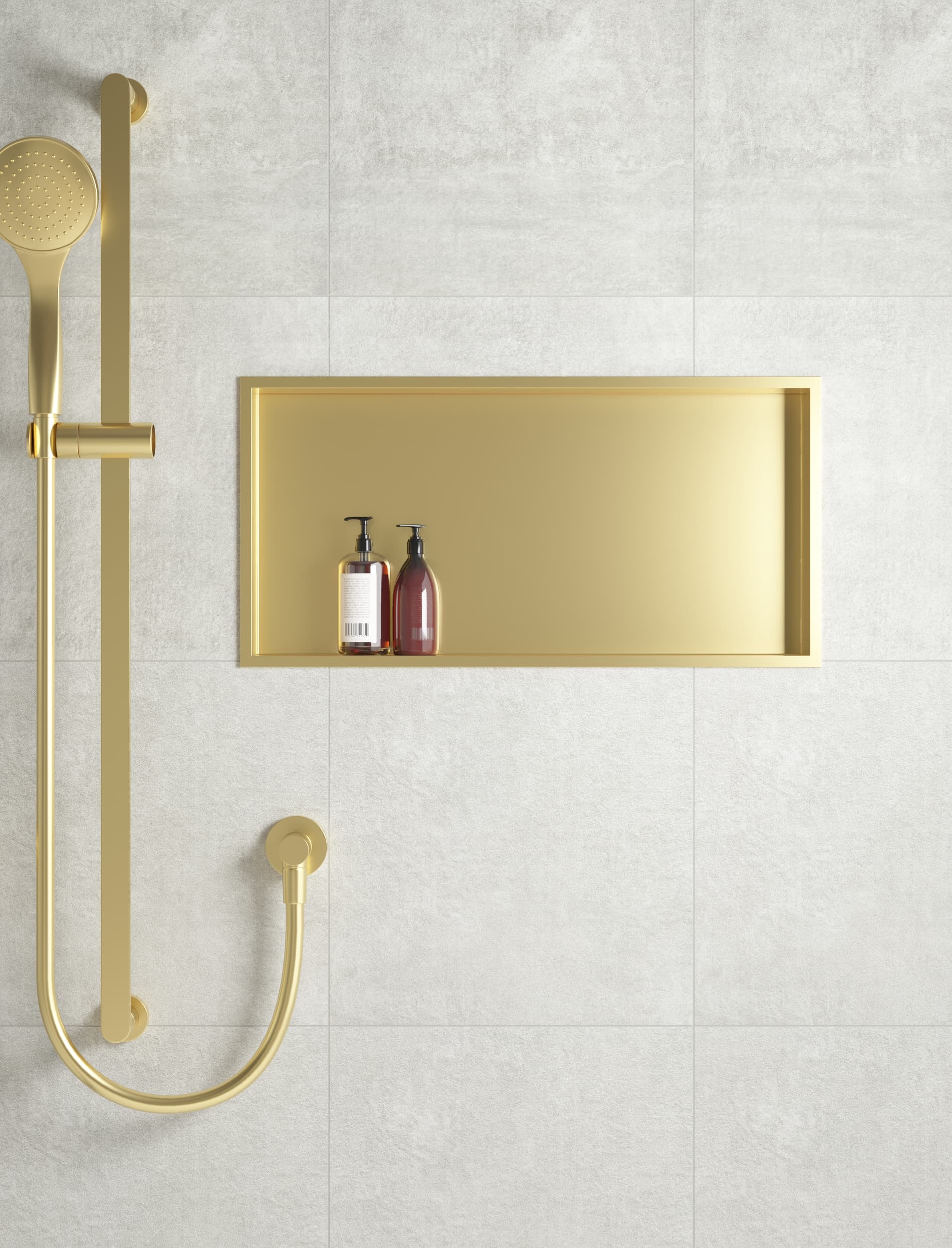 ALONI NICHE ENCASTRÉE (300X600X70MM) - OR BROSSÉ
