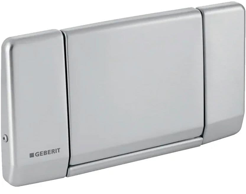 PLAQUE DE COMMANDE 1 TOUCHE GEBERIT INOX