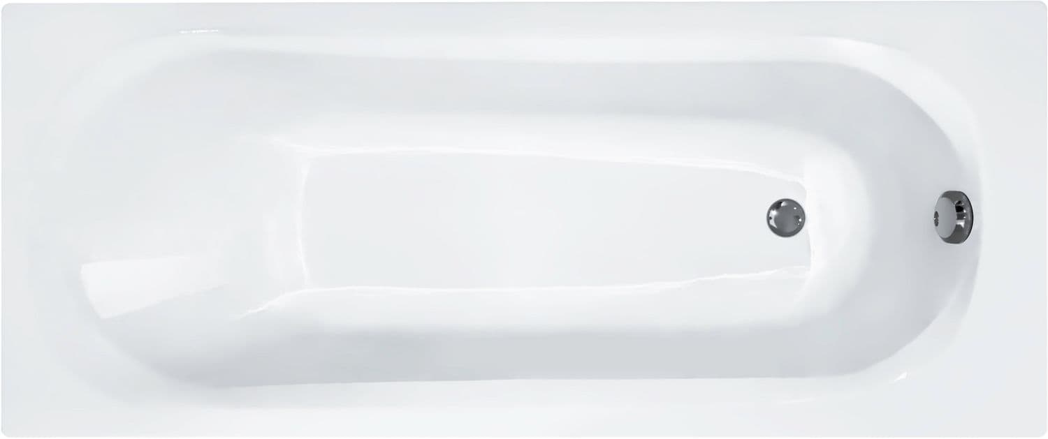BAIN NEWFORM DESCO COLLECTION ACRYL + PIEDS 150-70CM BLANC