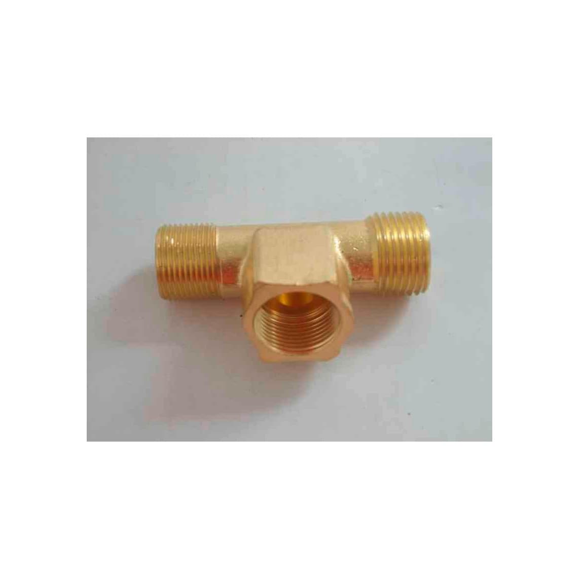 00656 Pièce en T, M15 mâle x M15 femelle x 3/8" mâle,