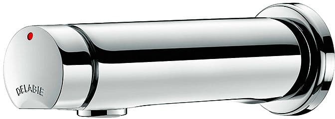 ROBINET MURAL TEMPORISE EAU FROIDE TEMPOSOFT 2 DELABIE 7 SEC CHROME